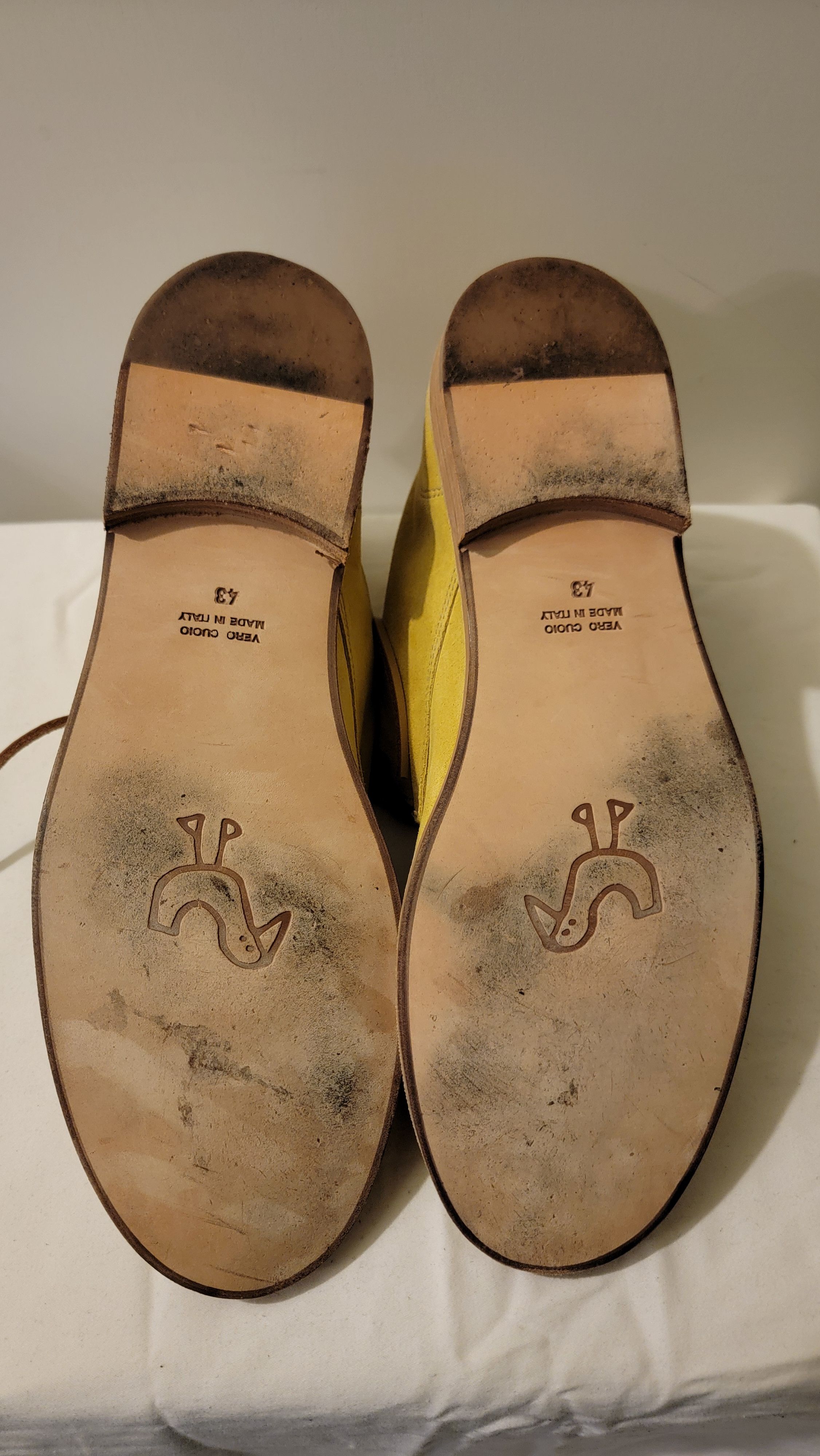 Elia Maurizi Suede yellow desert boots Size US 10 / EU 43 - 6 Thumbnail