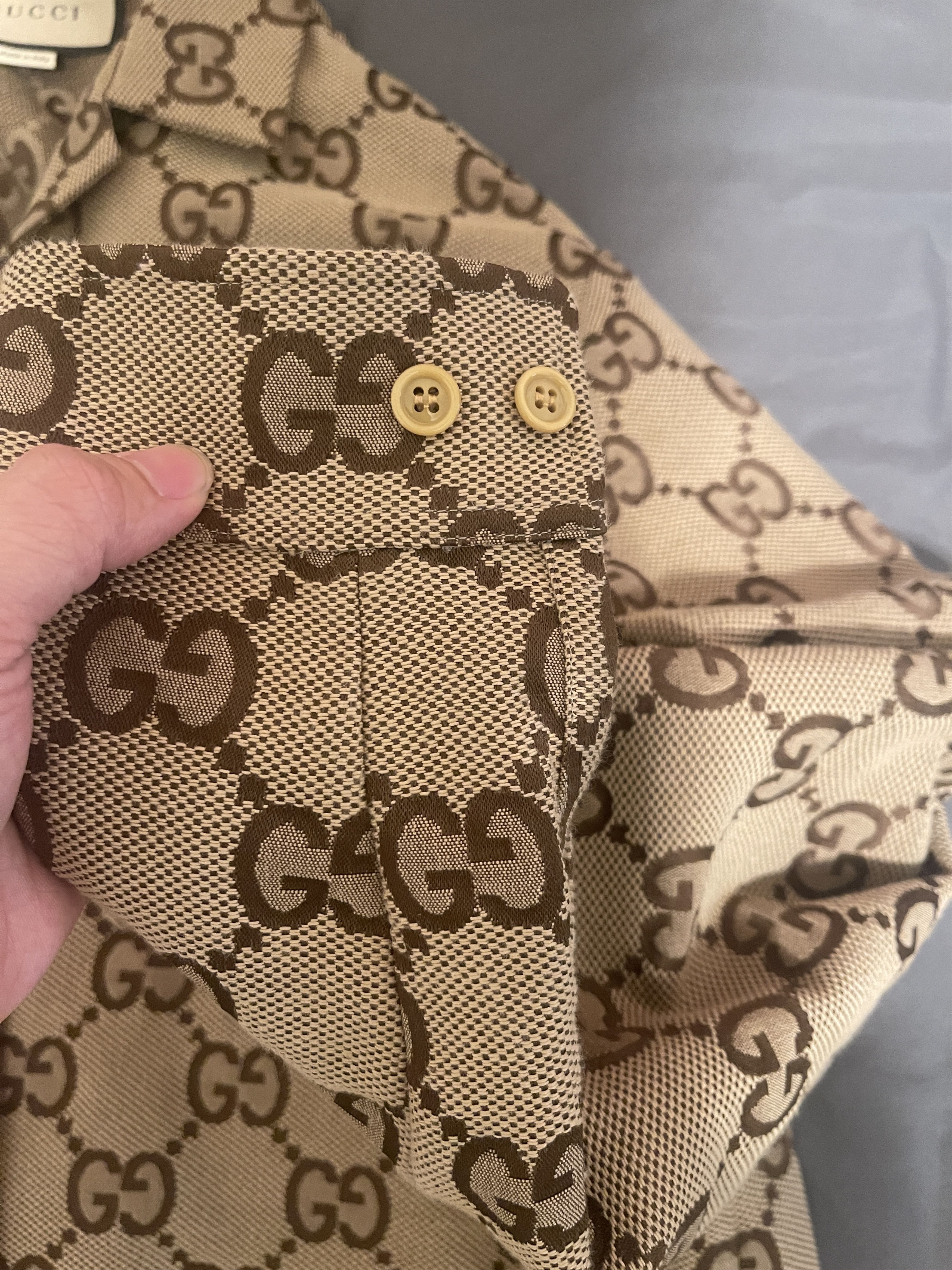 Gucci Gucci Maxi GG canvas shirt Size US S / EU 44-46 / 1 - 5 Thumbnail