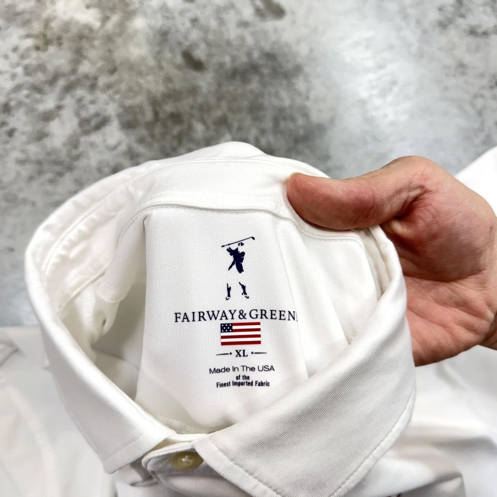 Vintage Fairway & Greene Troy Trojans Polo Shirt Mens XL White Golf Performance Short Sleeve School Nike Size US XL / EU 56 / 4 - 3 Thumbnail