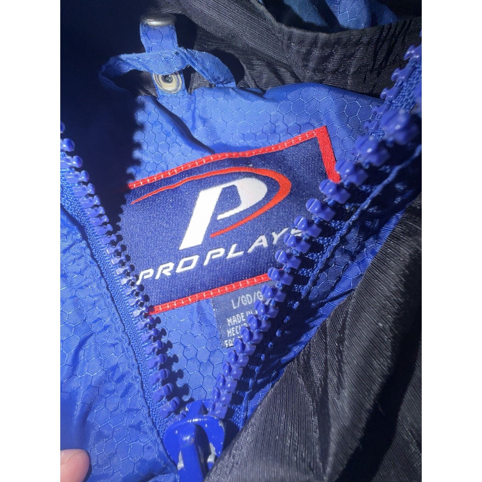 NFL Vintage 90s NFL Detroit Lions Pro Player Zip Puffer Large Size US L / EU 52-54 / 3 - 3 Thumbnail