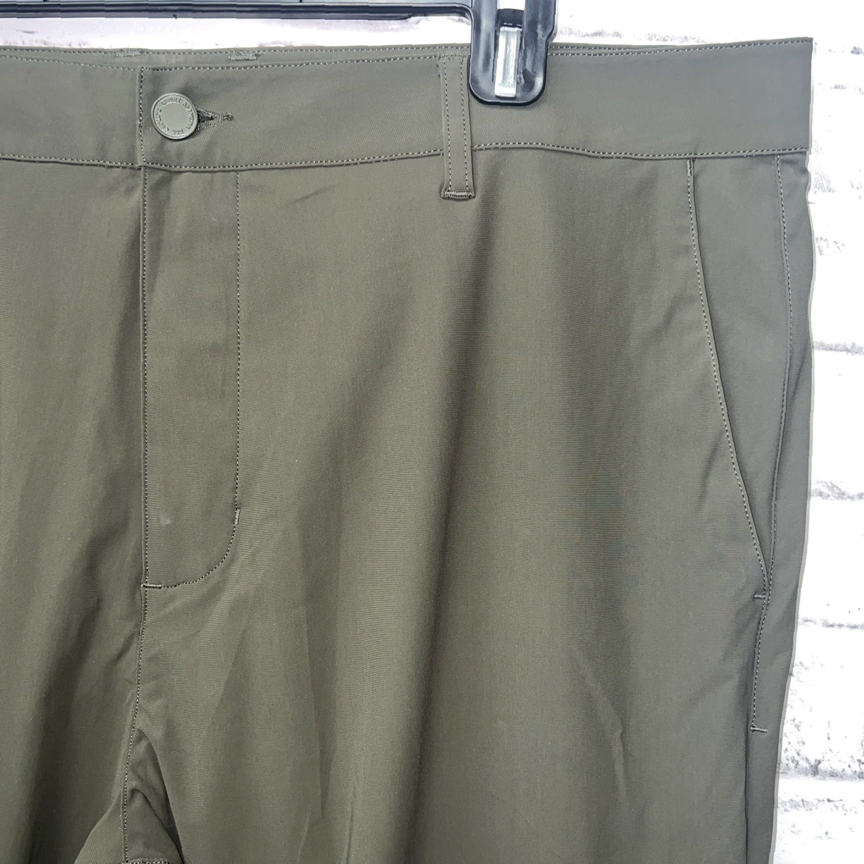 Rhone Rhone Eppure Si Muove Green Pants Mens Size 38x33 Chino Regular Fit Mint Green Mens Size US 38 / EU 54 - 2 Thumbnail