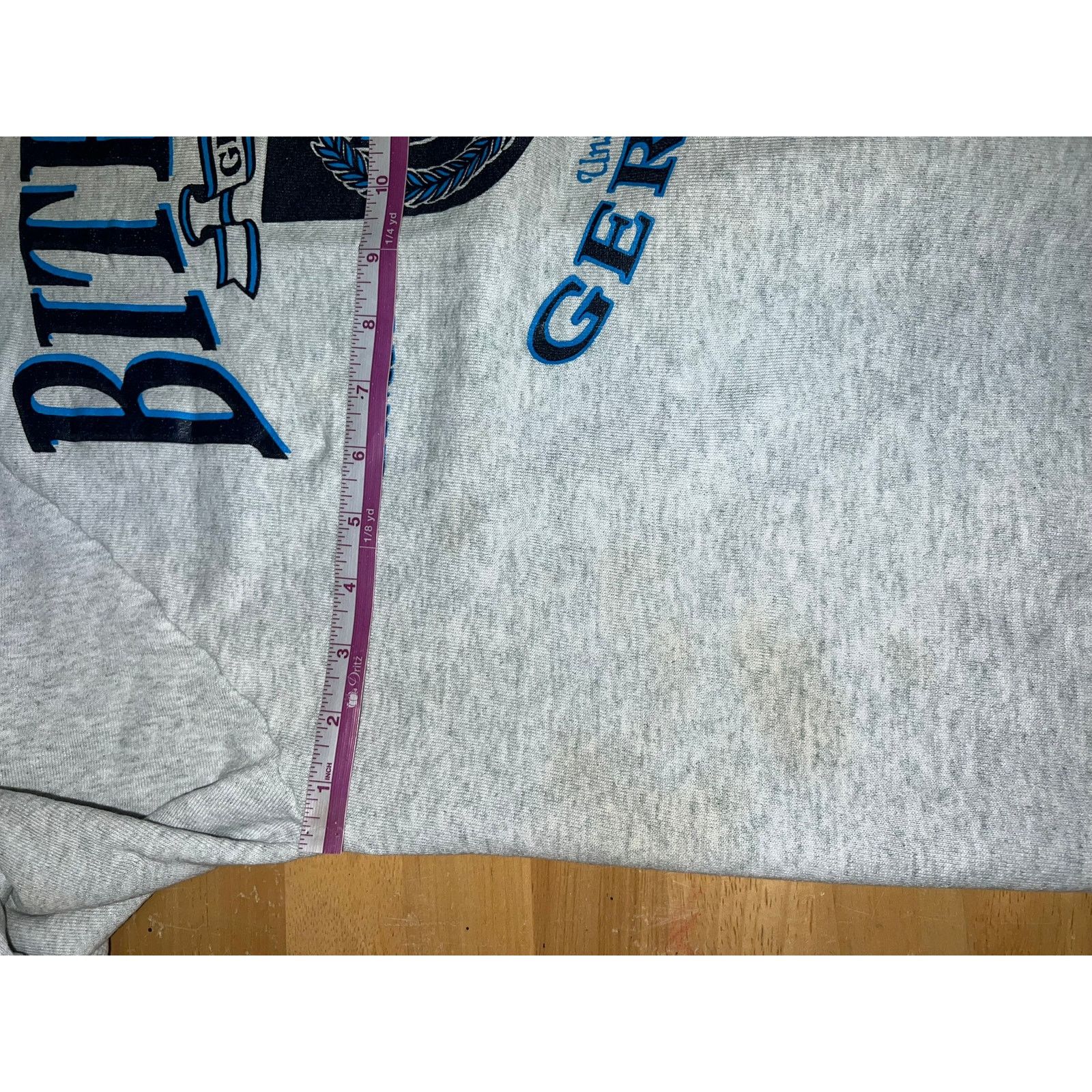 Vintage Vintage Germany Sweatshirt Bitburg Gray Crewneck 90s VTG 2XL Size US XXL / EU 58 / 5 - 9 Thumbnail