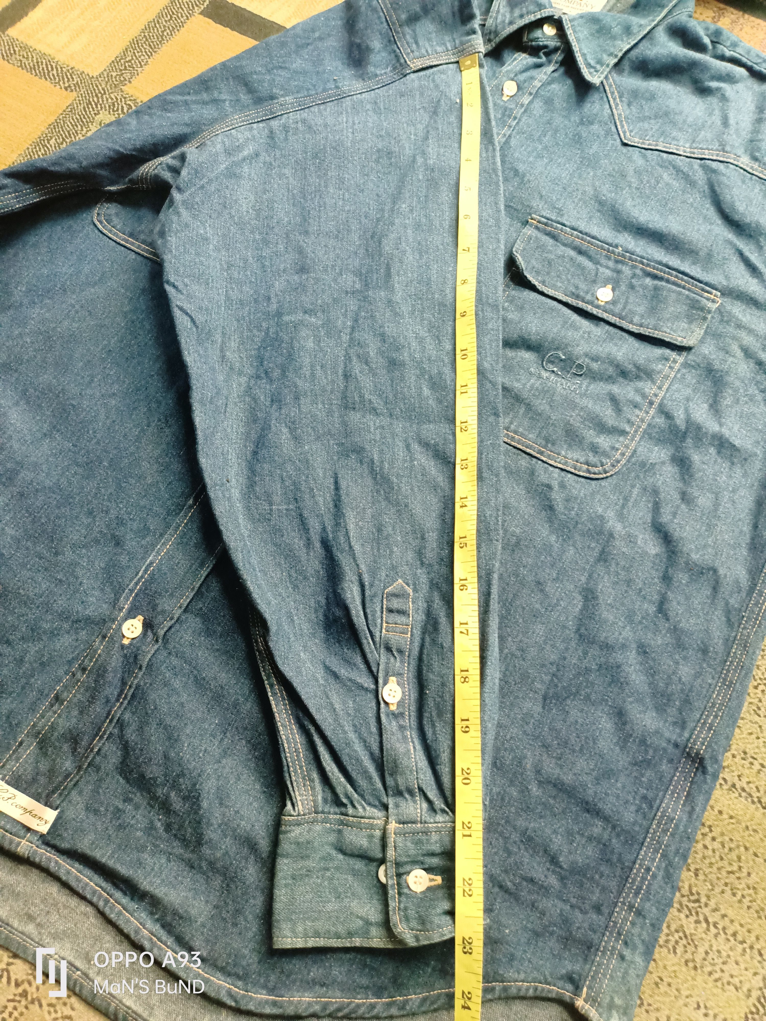 C.P. Company Distressed C.P COMPANY Denime Shirt Size US L / EU 52-54 / 3 - 19 Thumbnail