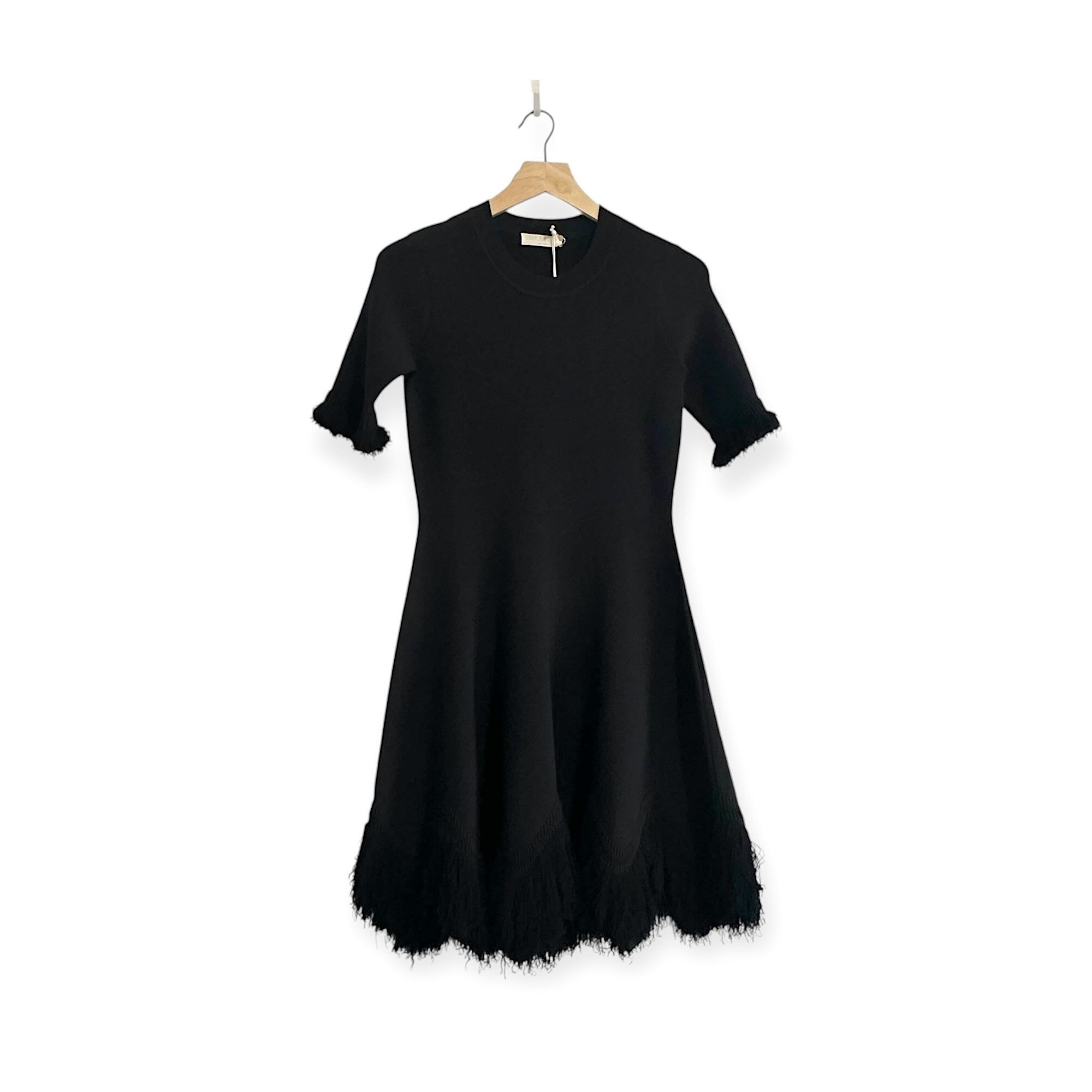 ULLA JOHNSON Vittoria Dress Onyx/black Size P NWT