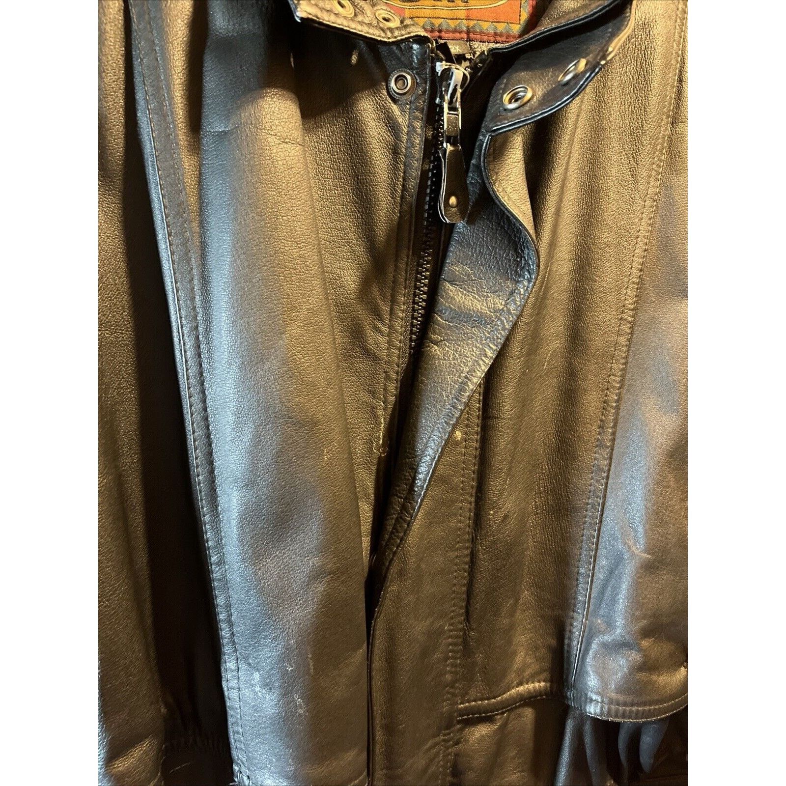 G-III Vintage Jacket Men’s 2X Black leather A2 G1 Global Identity Size US XXL / EU 58 / 5 - 5 Thumbnail
