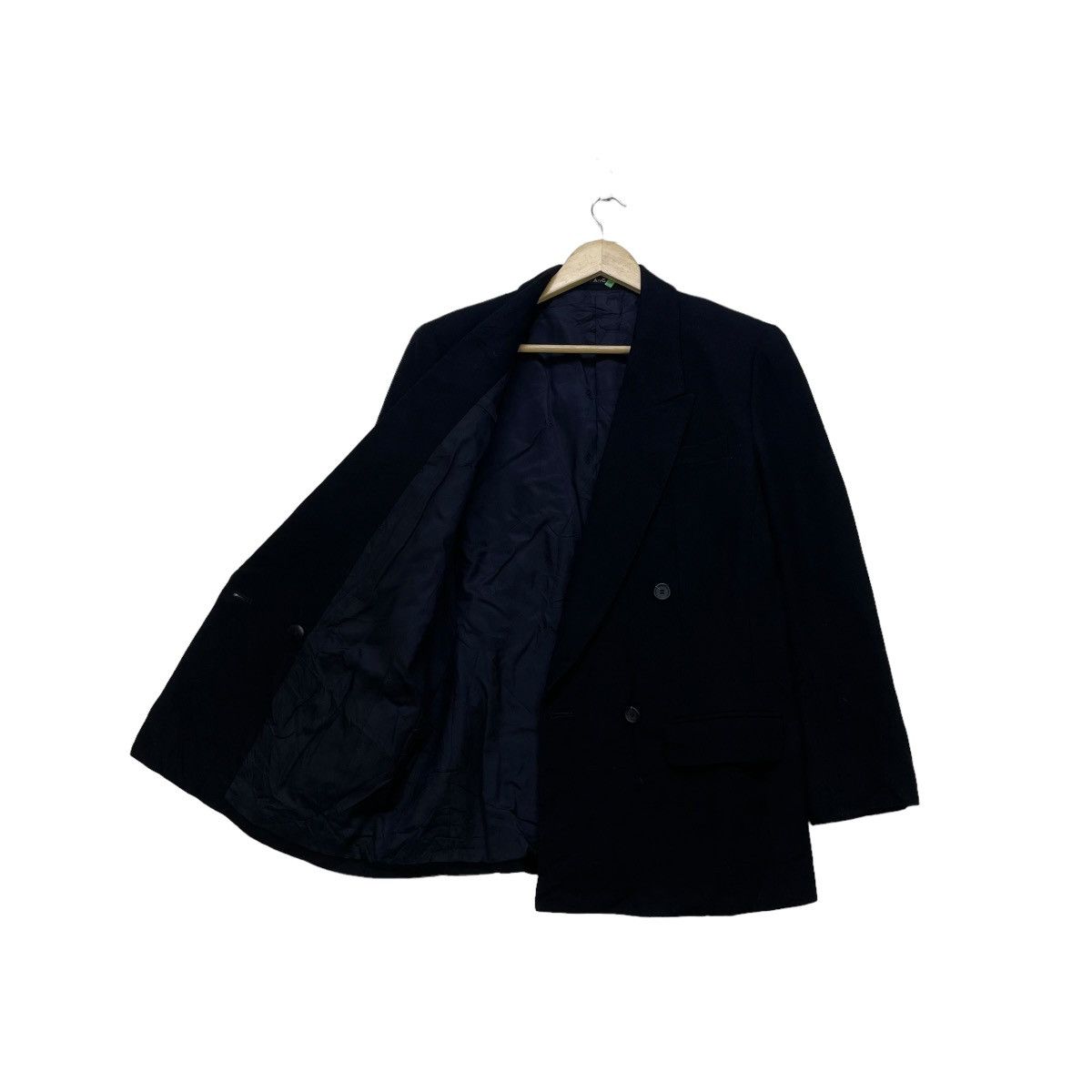 DAKS × Designer Daks London All Black Double Collar Jacket Size US M / EU 48-50 / 2 - 1 Thumbnail