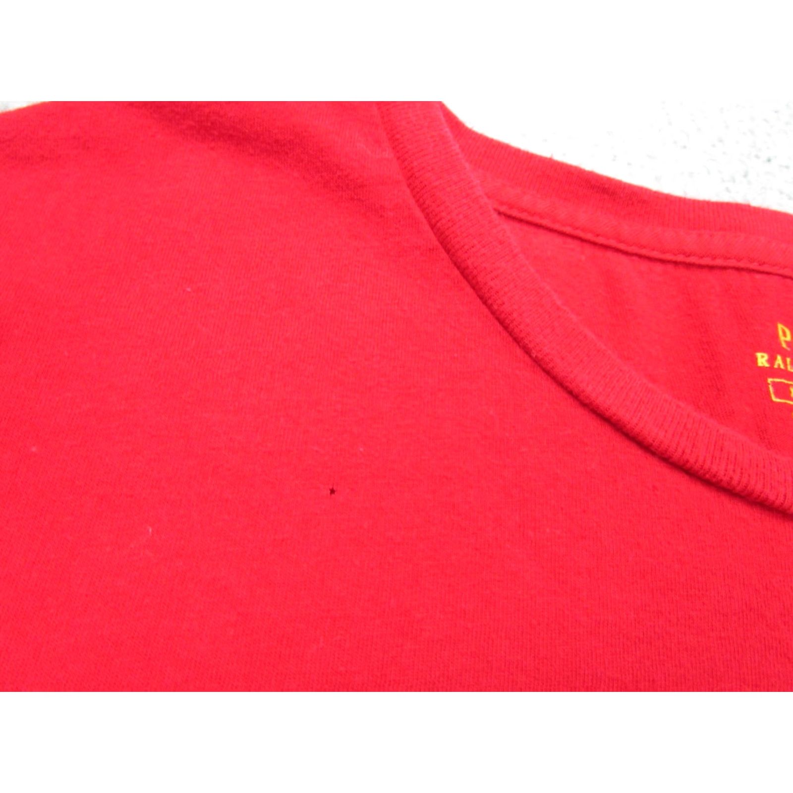 Polo Ralph Lauren Polo Ralph Lauren Slim Fit Short Sleeve Crew Neck Mens XL Red Jersey T-Shirt Size US XL / EU 56 / 4 - 4 Thumbnail
