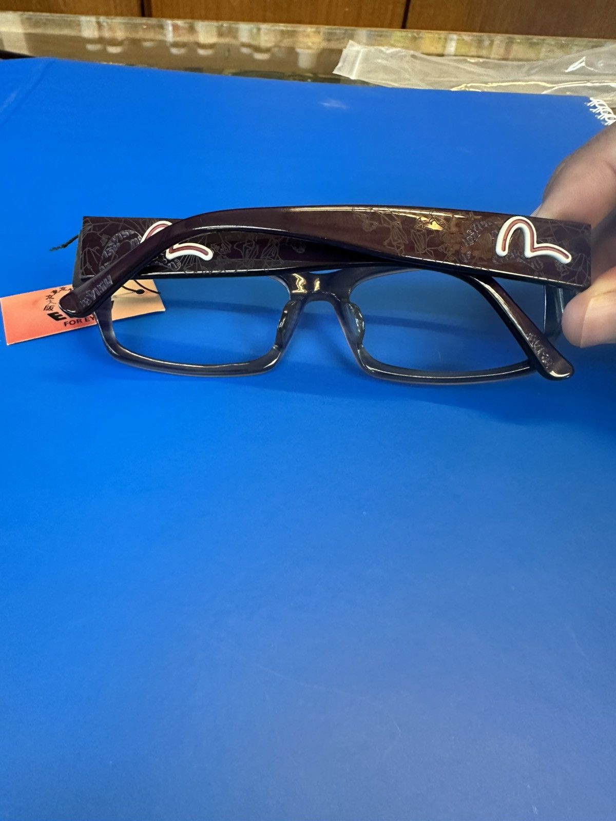 Evisu RARE Y2K Evisu Japan EVH-8518 55 🛑16-135 ✔️Frames ONLY✔️ Size ONE SIZE - 10 Thumbnail
