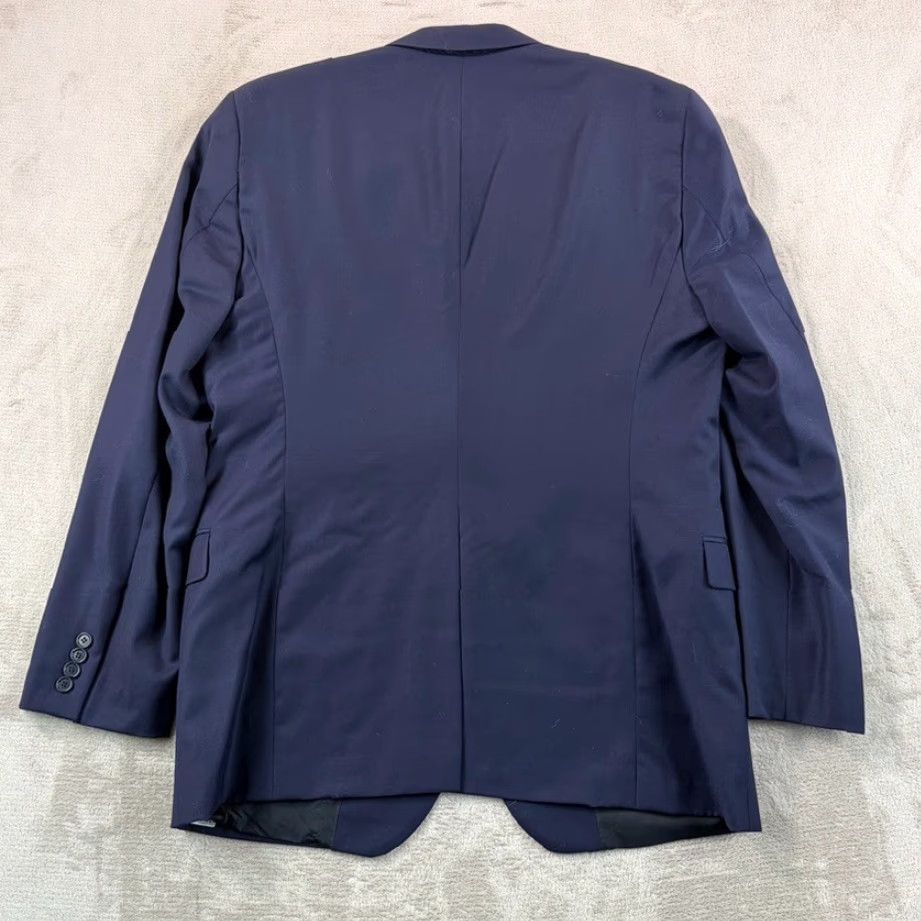 Brooks Brothers VINTAGE Brooks Brothers Suit Men 46L Navy Wool 2 Piece Navy Wool Pants 34x30.5 USA Mens 46 Regular Formal Business Size 46R - 7 Thumbnail