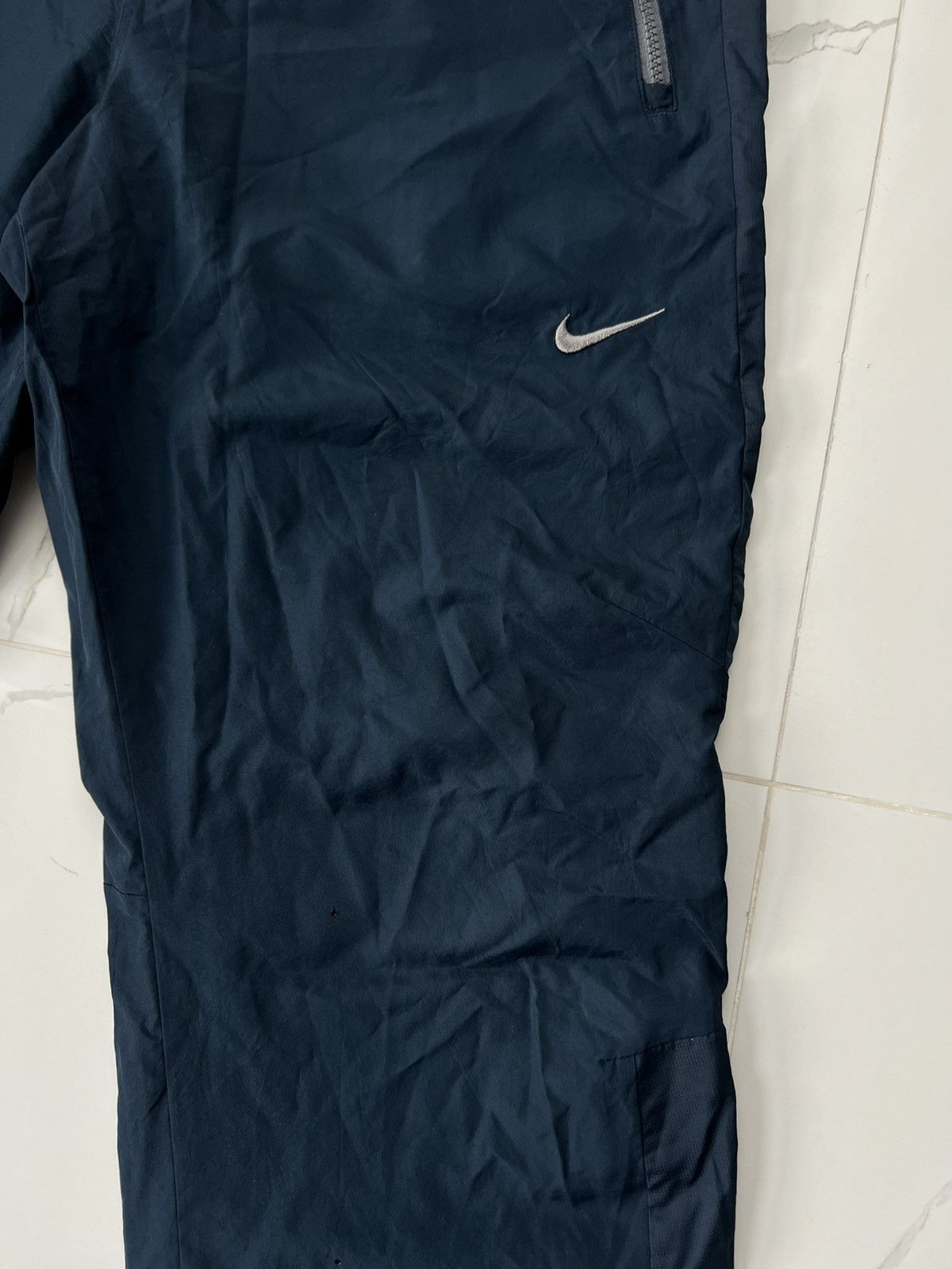 Nike × Vintage 90's NIKE BAGGY PARACHUTE TRACK PANTS SWOOSH LOGO Y2K Size US 34 / EU 50 - 5 Thumbnail