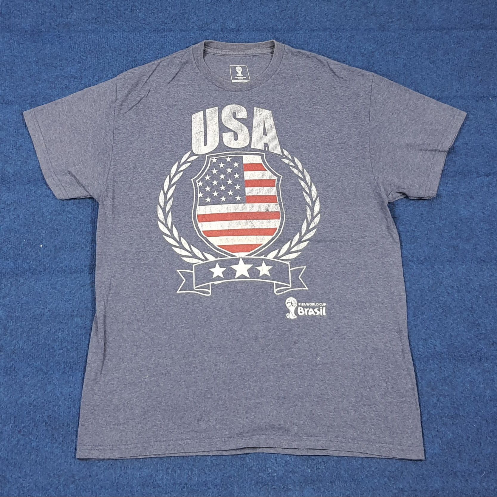 Vintage Vintage Fifa World Cup Brasil USA America Flag C285N34 Size US L / EU 52-54 / 3 - 1 Thumbnail