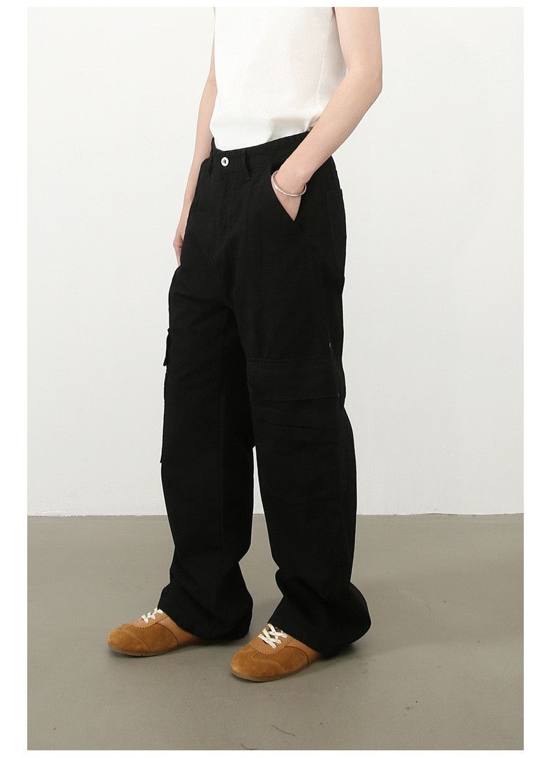 Japanese Brand × Jean American street black loose pocket casual workwear trousers Size US 34 / EU 50 - 3 Thumbnail