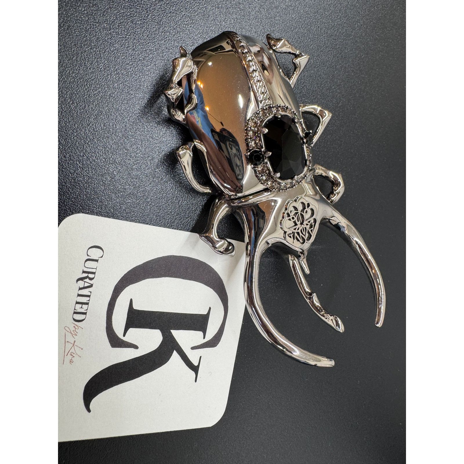 Alexander McQueen Alexander McQueen Cockroach Paperweight Silver Crystal NIB Size ONE SIZE - 1 Thumbnail