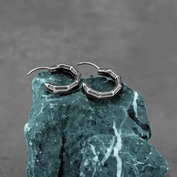 Jewelry Bamboo Hoop Earring Size ONE SIZE - 1 Thumbnail