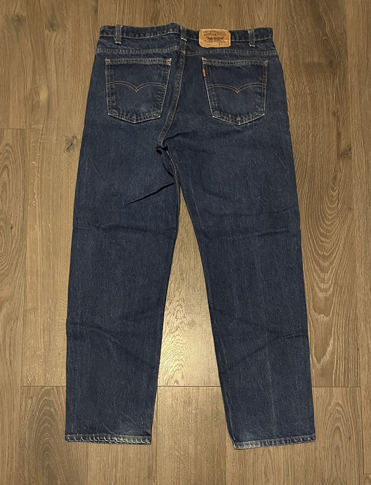 Levi's × Vintage Vintage 80s Levi’s 505 Orange Tab Denim Jeans Size US 35 - 1 Thumbnail