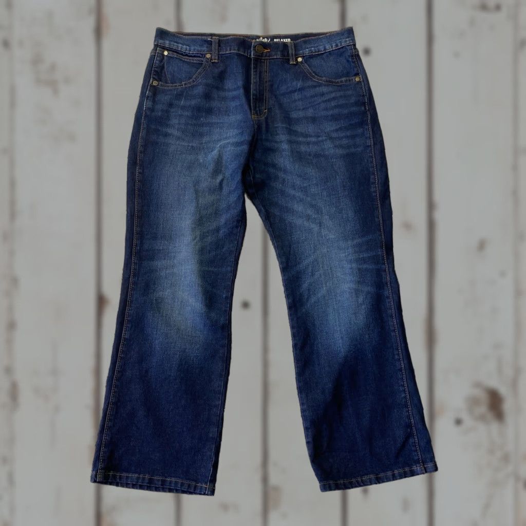 Wrangler Wrangler Retro Relaxed Boot Jeans Mens 36x29 Blue Denim Bootcut Retro Size US 36 / EU 52 - 1 Thumbnail