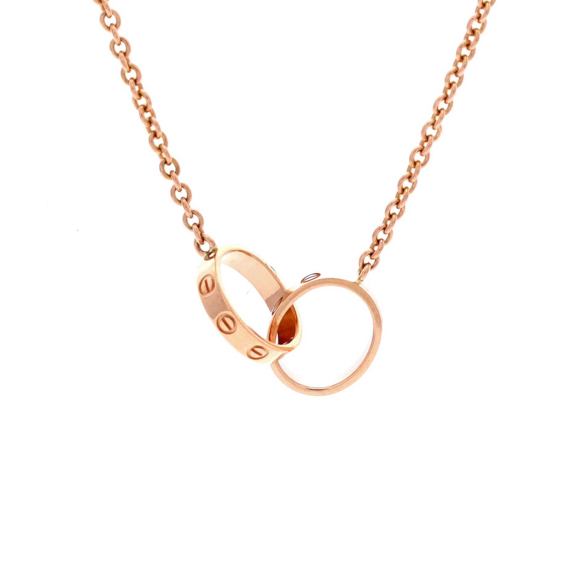 Cartier Love Interlocking Necklace Size ONE SIZE - 1 Thumbnail