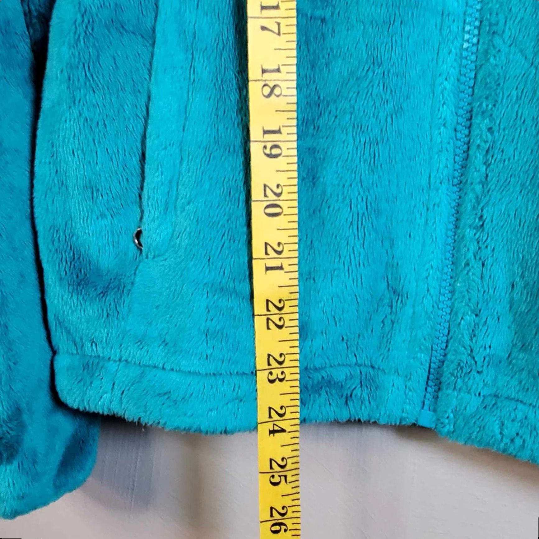 The North Face North Face Jacket Womens Small Teal Green Fuzzy Fleece Full Zip Mock Neck S Size S / US 4 / IT 40 - 6 Thumbnail