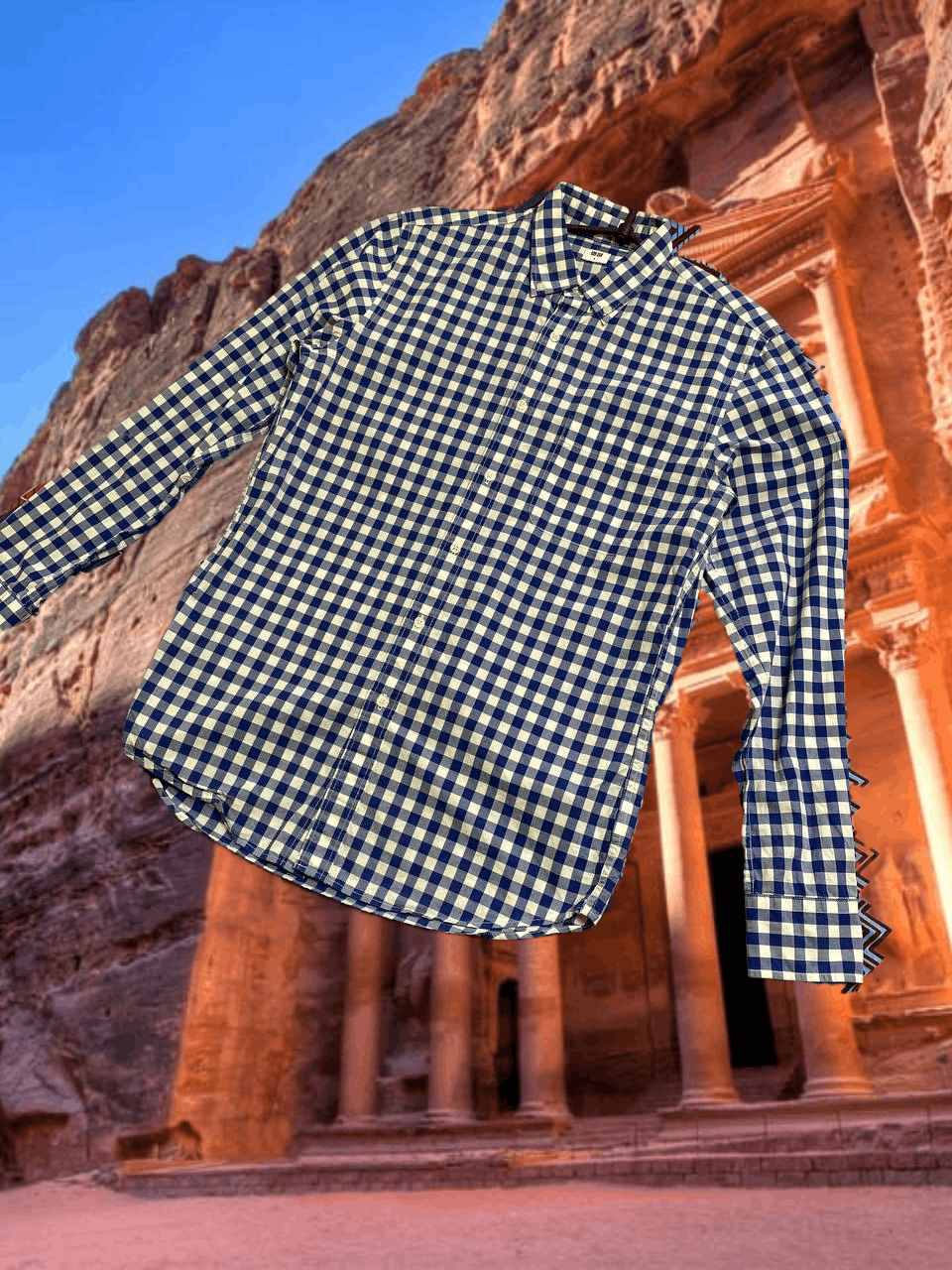 Uniqlo Vintage Y2K shirt print Uniqlo streetwear Size US S / EU 44-46 / 1 - 1 Thumbnail
