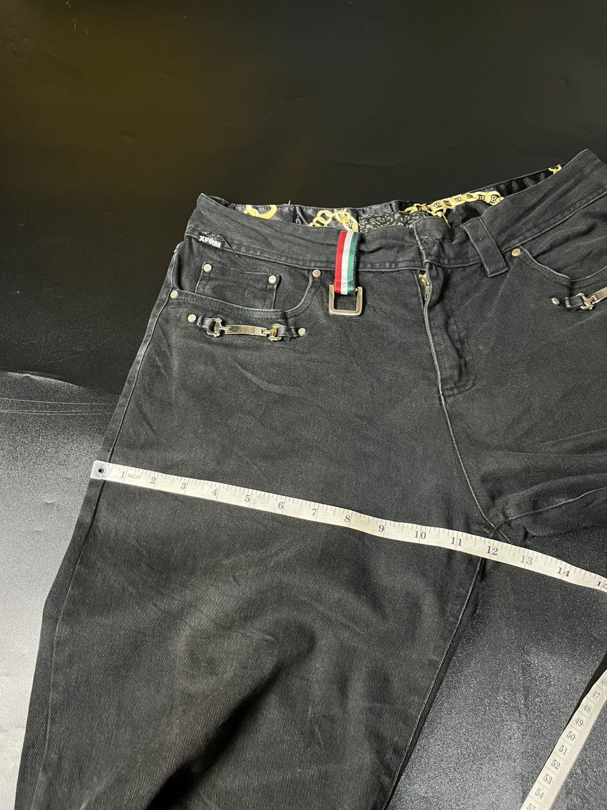 If Six Was Nine × Japanese Brand × Le Grande Bleu (L.G.B.) Japanese XFRM chains Jeans Size US 32 / EU 48 - 16 Thumbnail