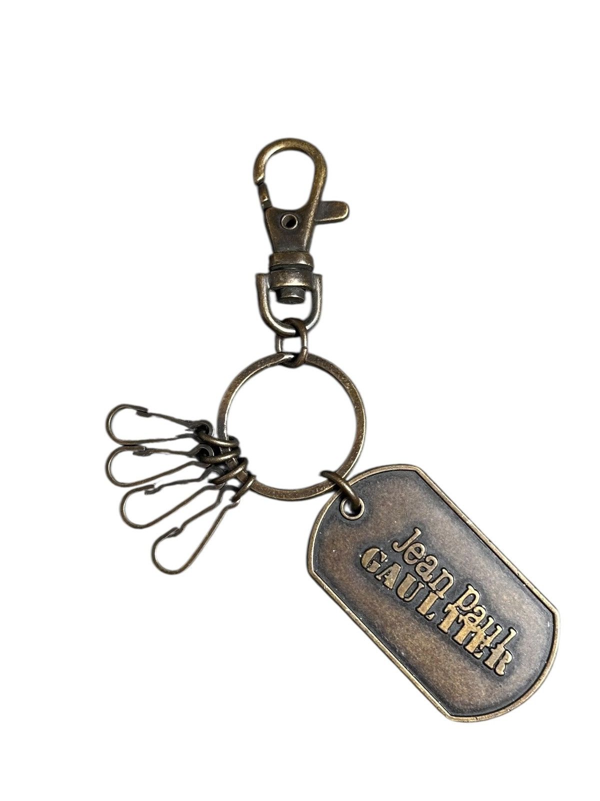 Jean Paul Gaultier 2000s JEAN PAUL GAULTIER DOG TAG COPPER KEYCHAIN Size ONE SIZE - 2 Thumbnail