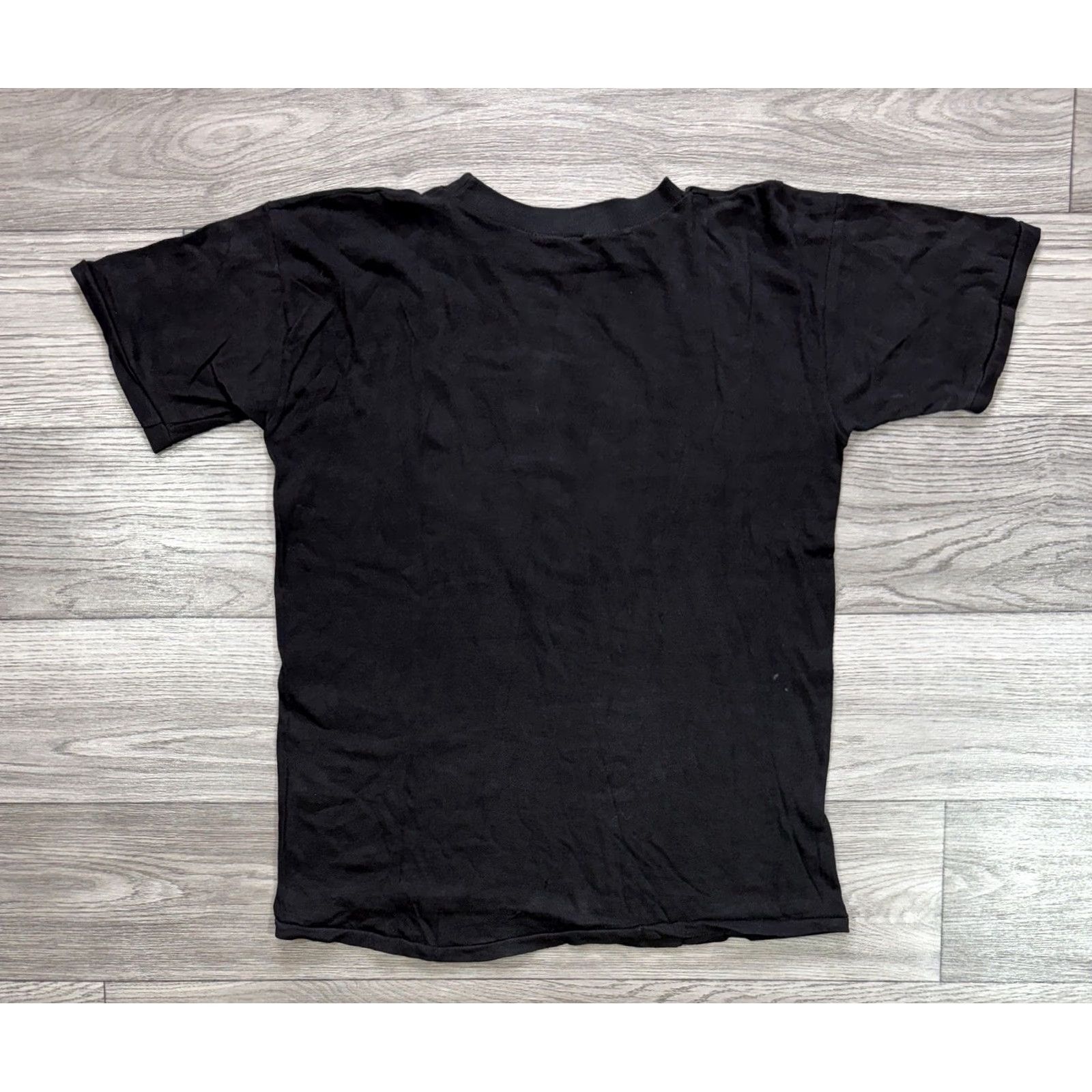 Logo 7 VINTAGE Batman Logo Single Stitch T-shirt Mens Size L Black Made in U-A-E Got-U 1980s Shirt Short Sleeve Size US L / EU 52-54 / 3 - 3 Thumbnail