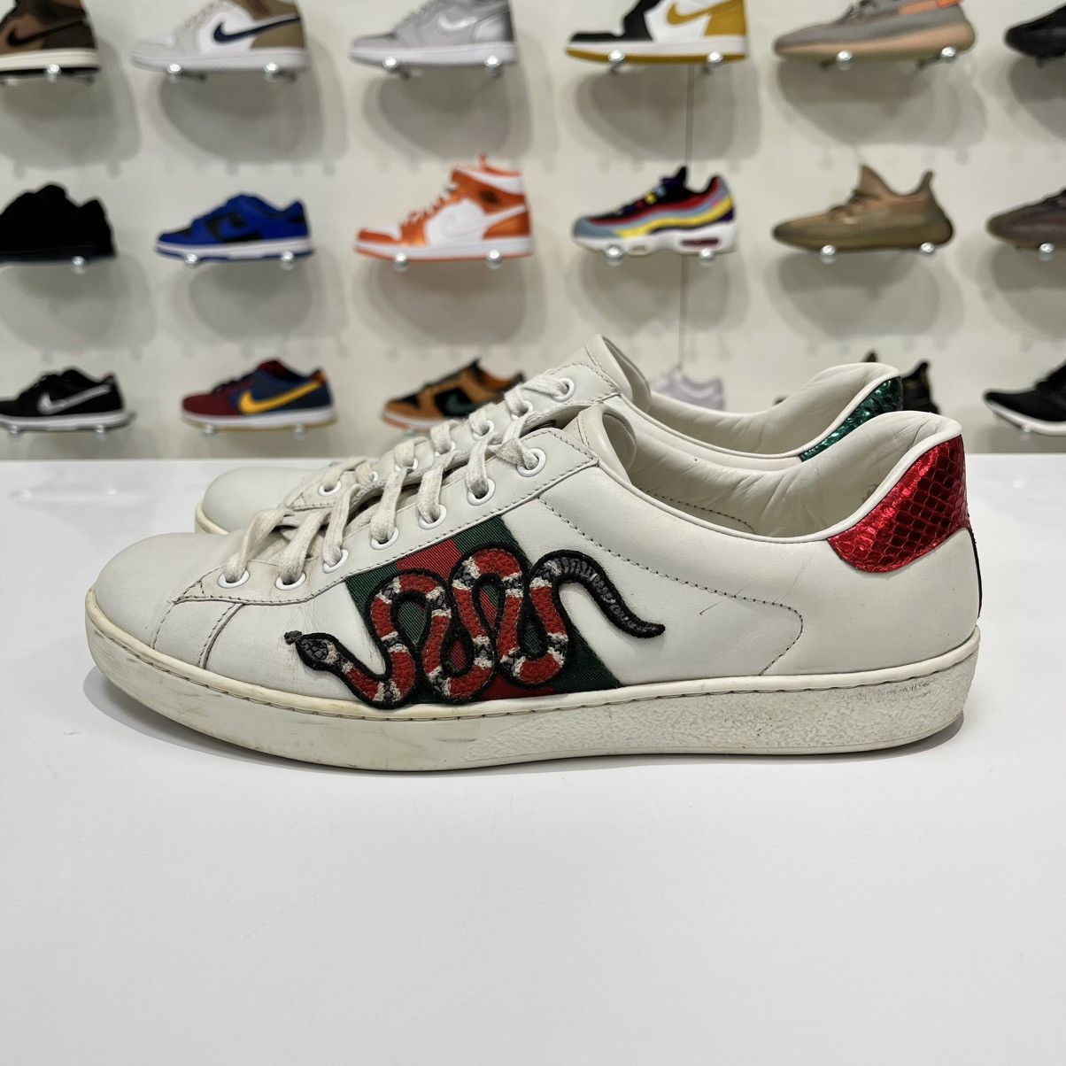 Gucci Gucci Ace Embroidered Snake Size US 8.5 / EU 41-42 - 3 Thumbnail