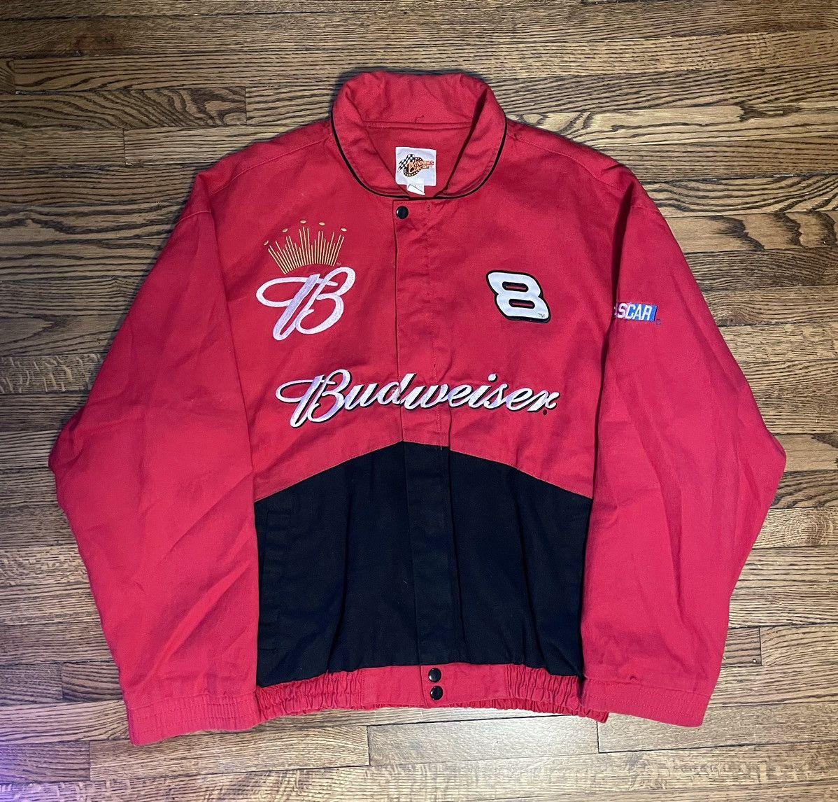 Budweiser Budweiser NASCAR light bomber fall jacket | Grailed