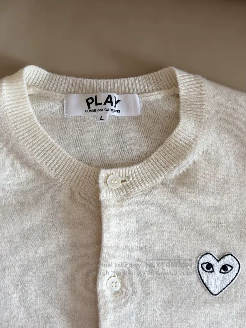 Comme des Garcons Comme Des Garcons Round-neck wool-knit cardigan Size L / US 10 / IT 46 - 2 Thumbnail