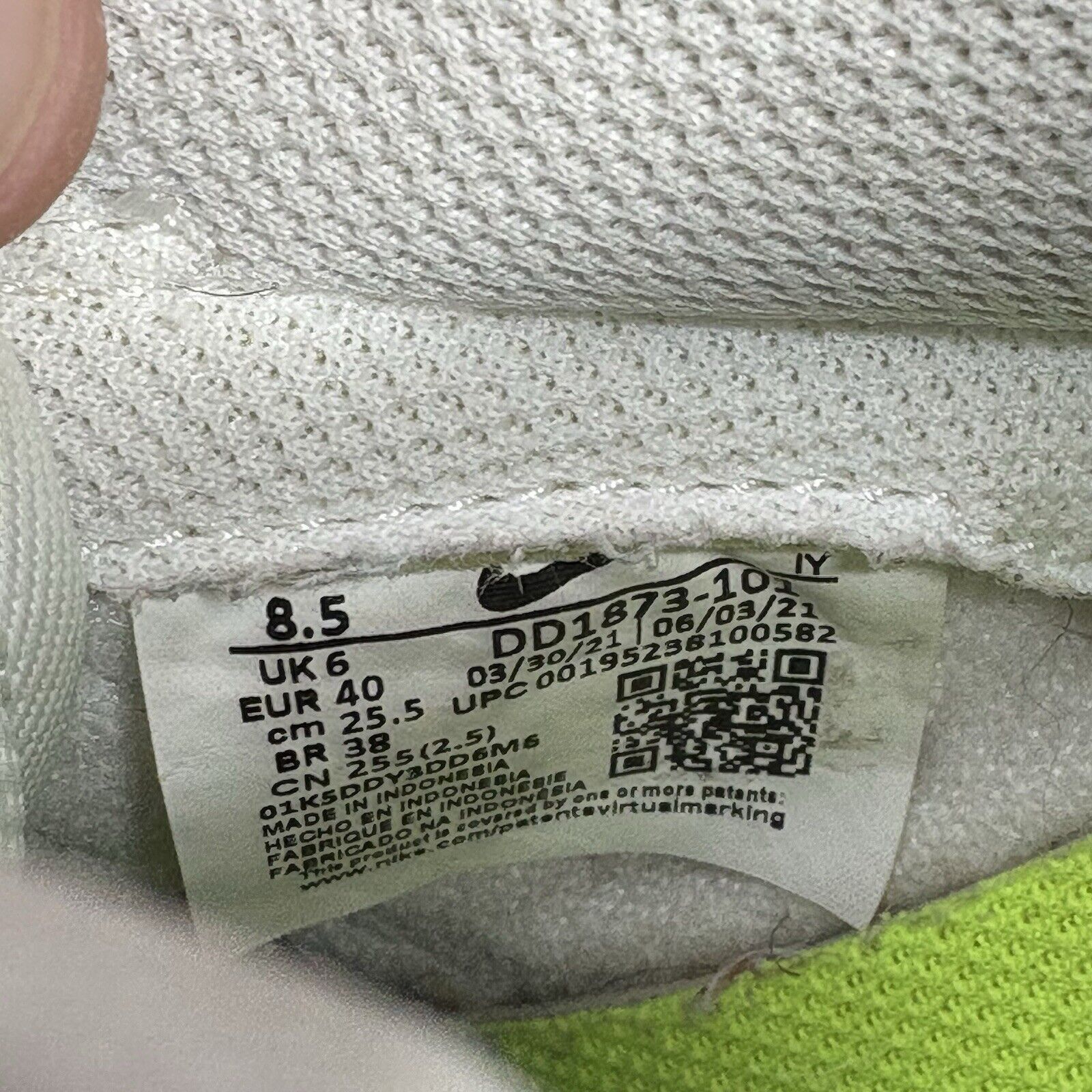 Nike Nike Dunk Next Nature Low Nature Sail Size Women's 8.5 Size US 8.5 / IT 38.5 - 8 Thumbnail