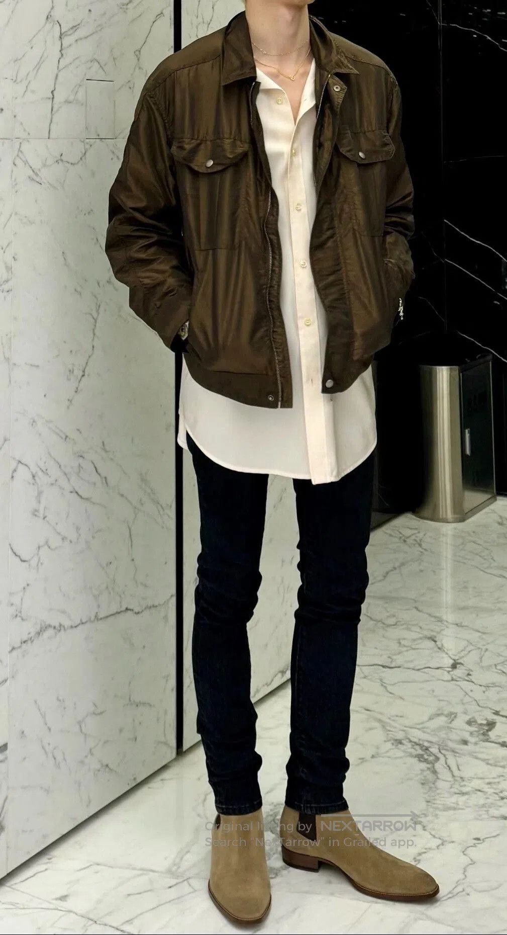 Yves Saint Laurent Saint Laurent 2024 Bronze Men's Jacket. Size US S / EU 44-46 / 1 - 2 Thumbnail