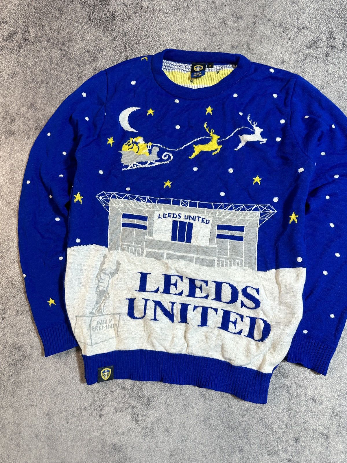 Vintage Leeds United Soccer Knitwear Logo Vintage Style M Rare Size US M / EU 48-50 / 2 - 3 Thumbnail