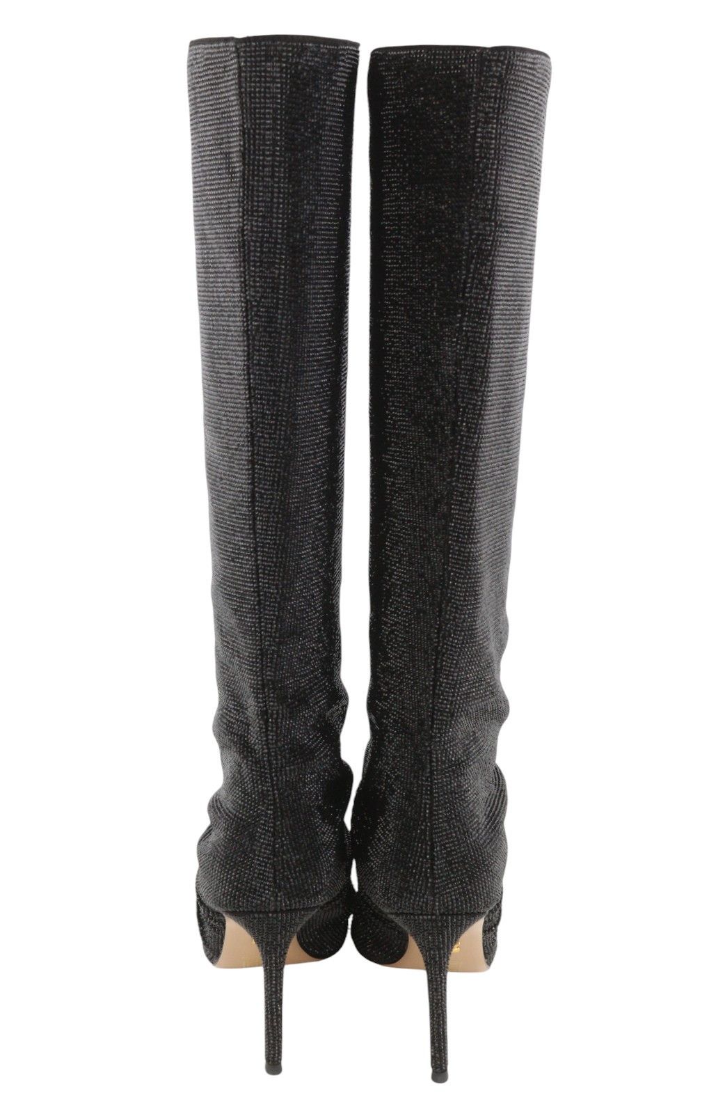 Other LOLA CRUZ LIEVIN EU37 Black Leather Glitter Shiny 87538 Size US 6 / IT 36 - 7 Thumbnail