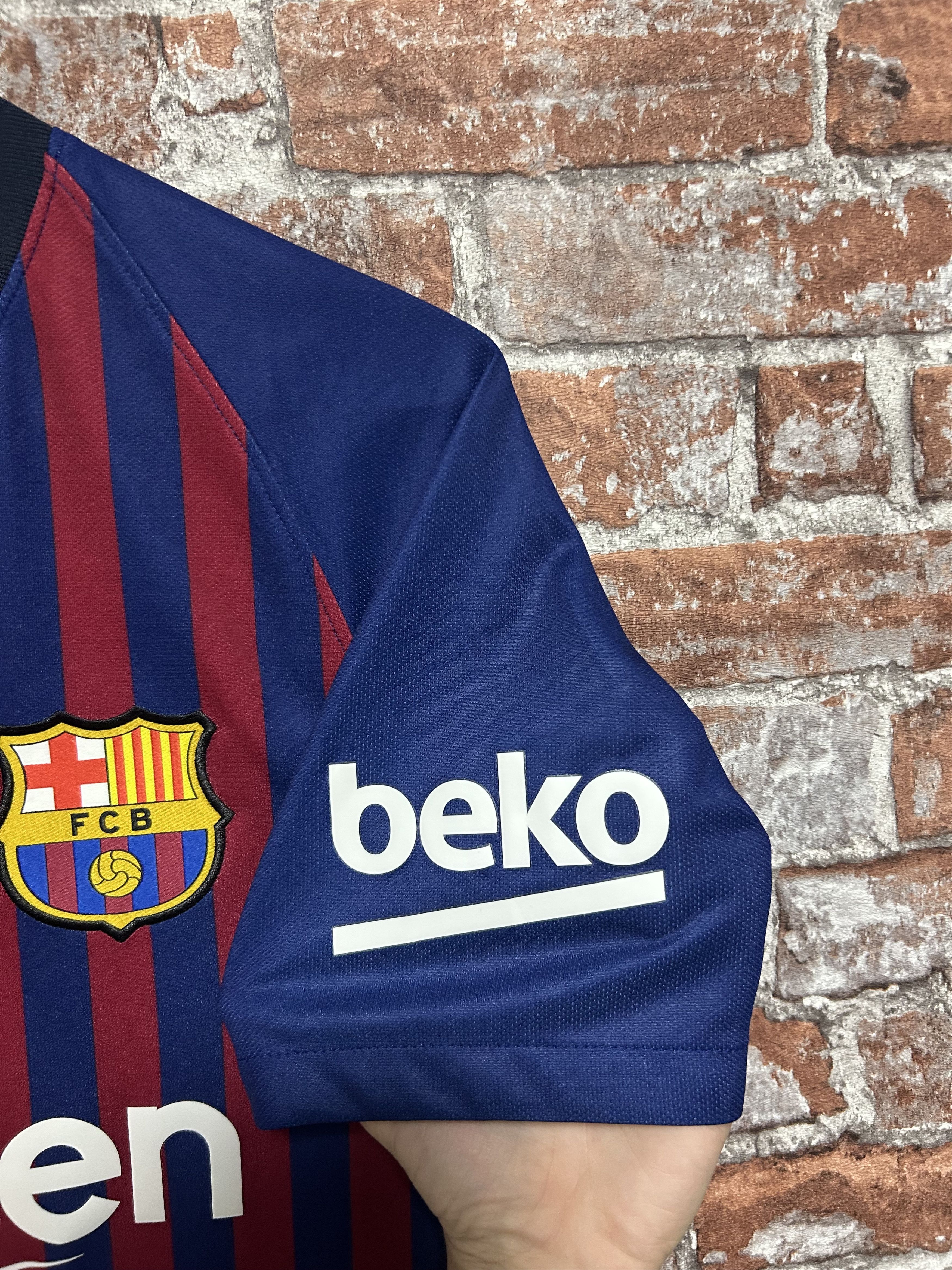 Nike Barcelona 2018 2019 Home Football Nike Shirt 894430-456 Size US S / EU 44-46 / 1 - 6 Thumbnail