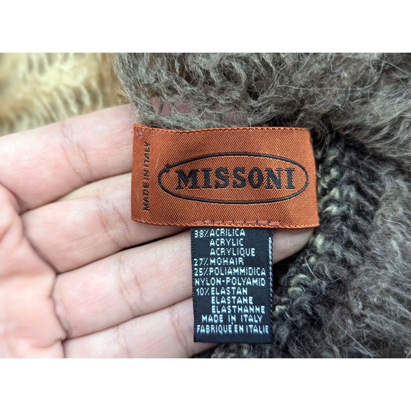 Missoni MISSONI Womens Scarf Long Mohair Blend Made in Italy Multicolor 70" Size ONE SIZE - 4 Thumbnail