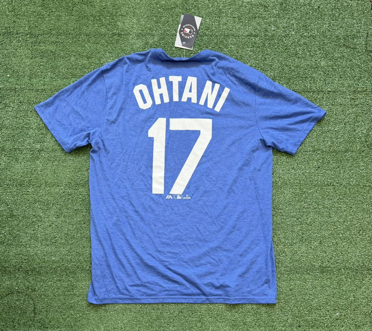Majestic Majestic Los Angeles Dodgers #17 Shohei Ohtani Men's Blue Size US L / EU 52-54 / 3 - 4 Thumbnail