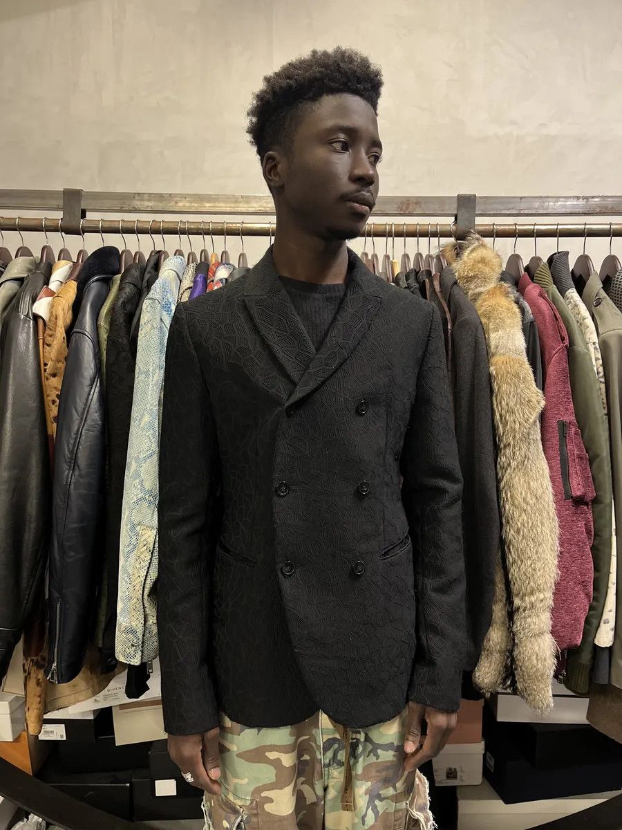Emporio Armani FW2018 Emporio Armani Navy Light Shadow Suit Jacket Size US S / EU 44-46 / 1 - 2 Thumbnail