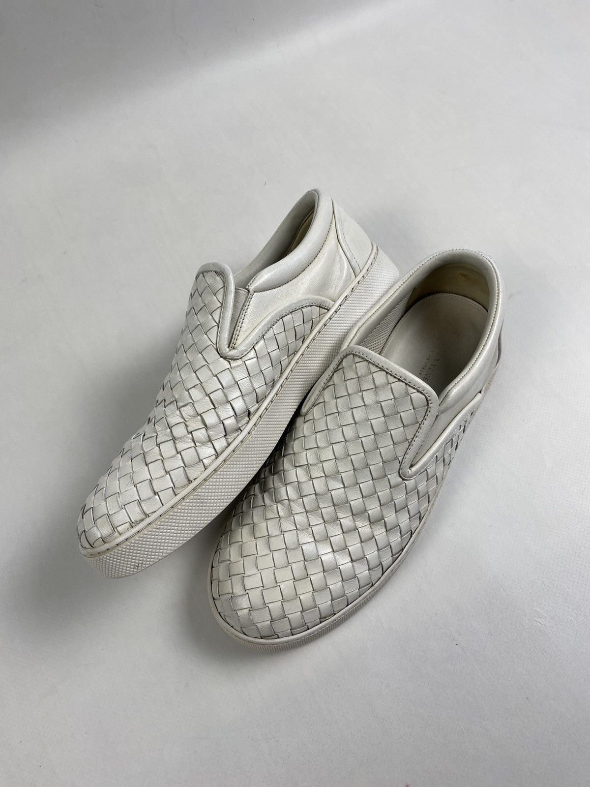 Bottega Veneta Bottega Veneta Diamond Quilted Slip On Loafers Size 