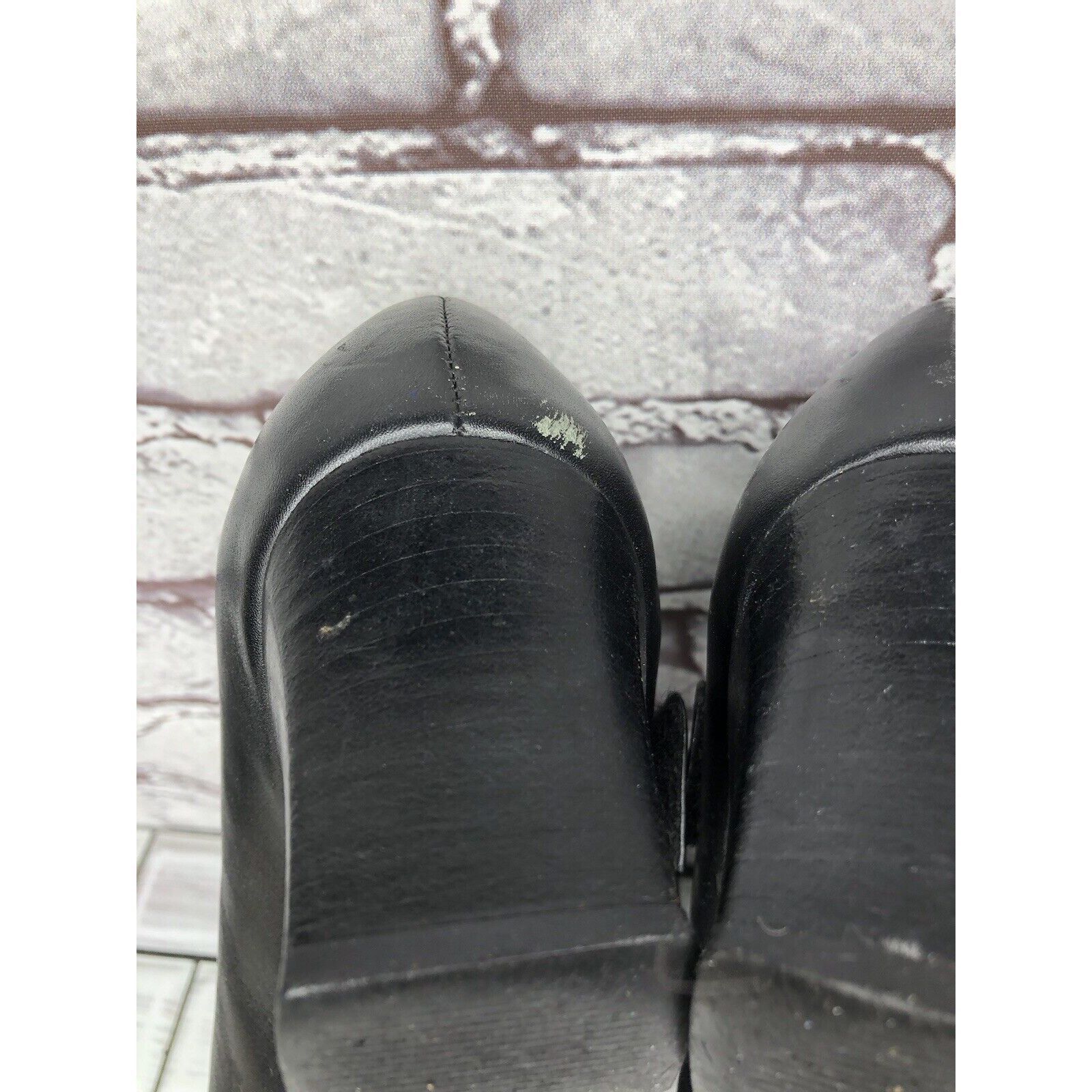 Beautiful Ful BeautiFeel Black Leather MaryJane Comfort Casual Pump Heels Size US 8.5 / IT 38.5 - 11 Thumbnail