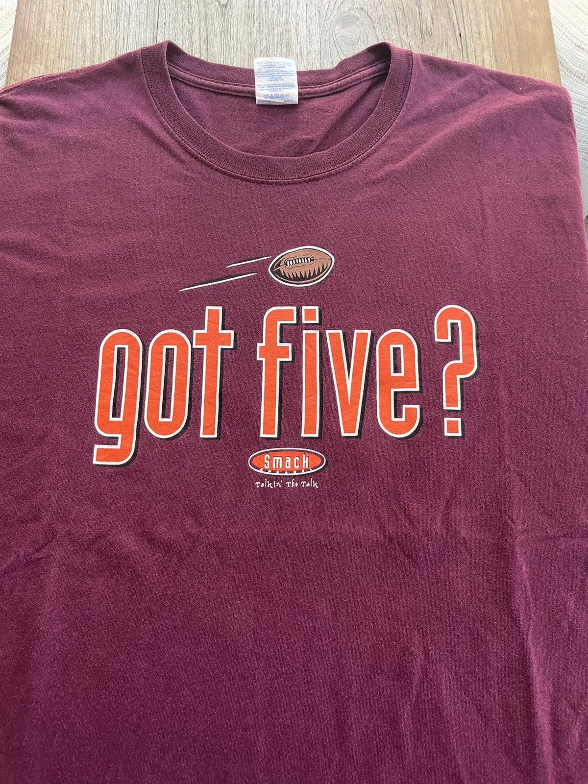 NFL × Vintage Vintage Got Five ? Smack Talkin’ the Talk 08’s Tshirt Size US XL / EU 56 / 4 - 4 Thumbnail
