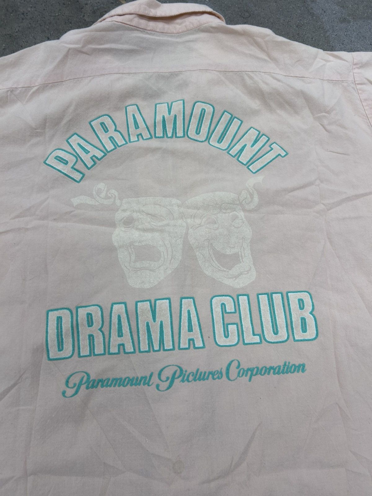Vintage Vintage peach paramount drama club button shirt Size US M / EU 48-50 / 2 - 5 Thumbnail