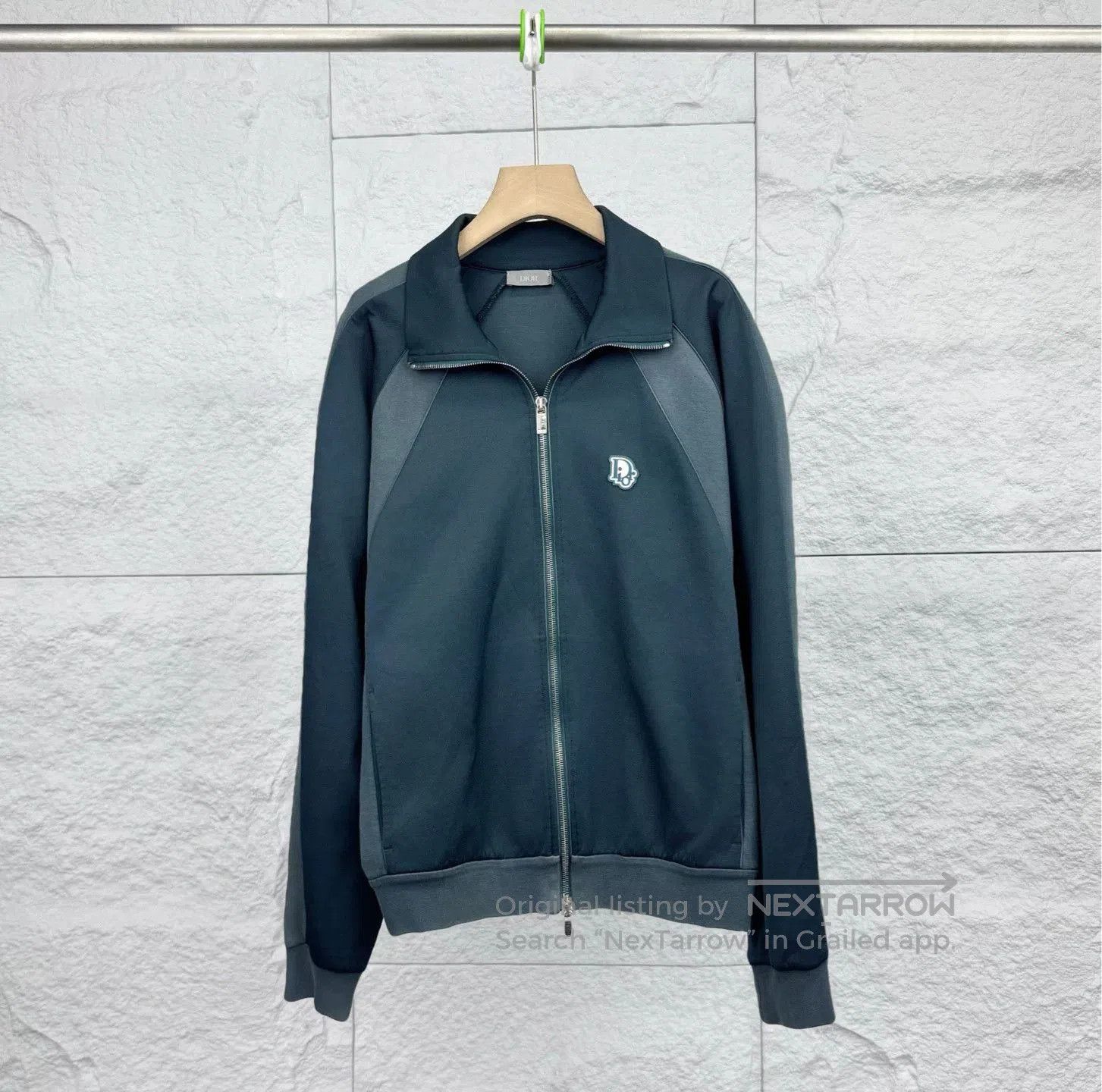 Dior Dior Green Logo Zip Jacket XL. Size US XL / EU 56 / 4 - 1 Thumbnail