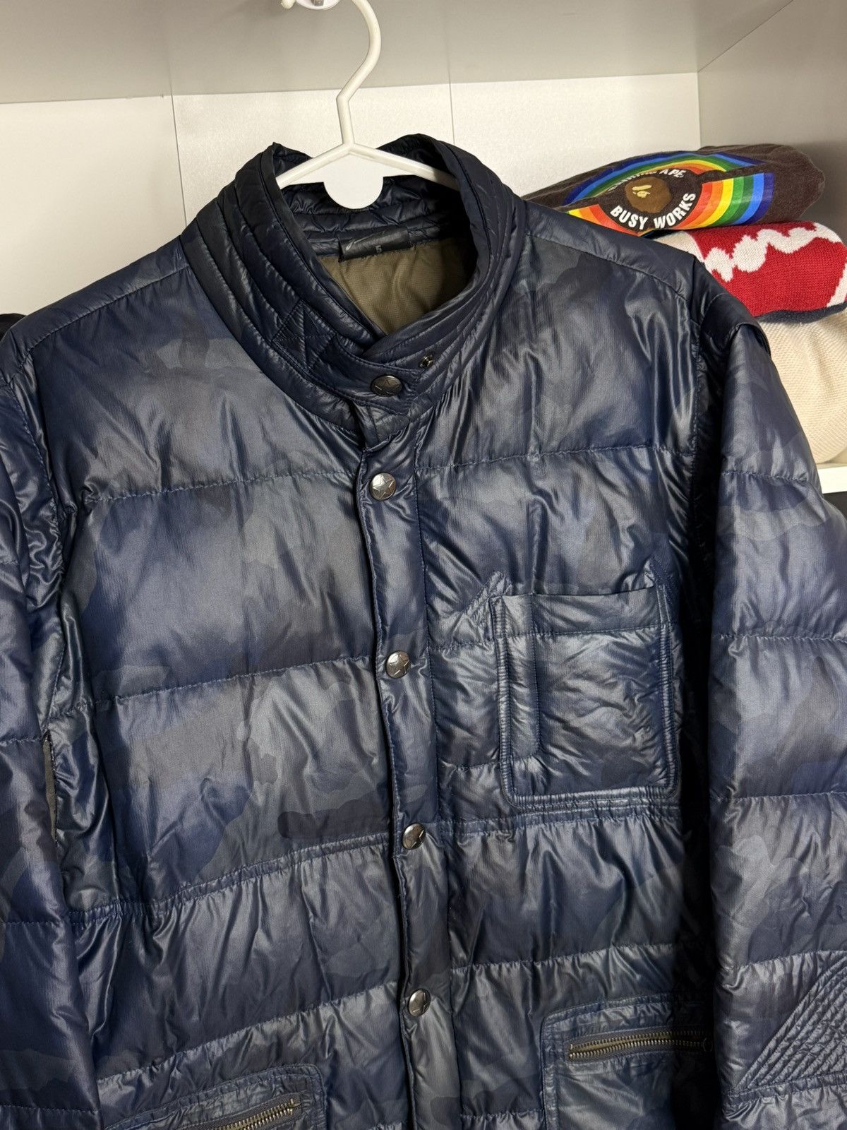 JET SET Jet Set St.Moritz 2in1 Camo Navy Blue Down jacket size 5 Size US L / EU 52-54 / 3 - 2 Thumbnail
