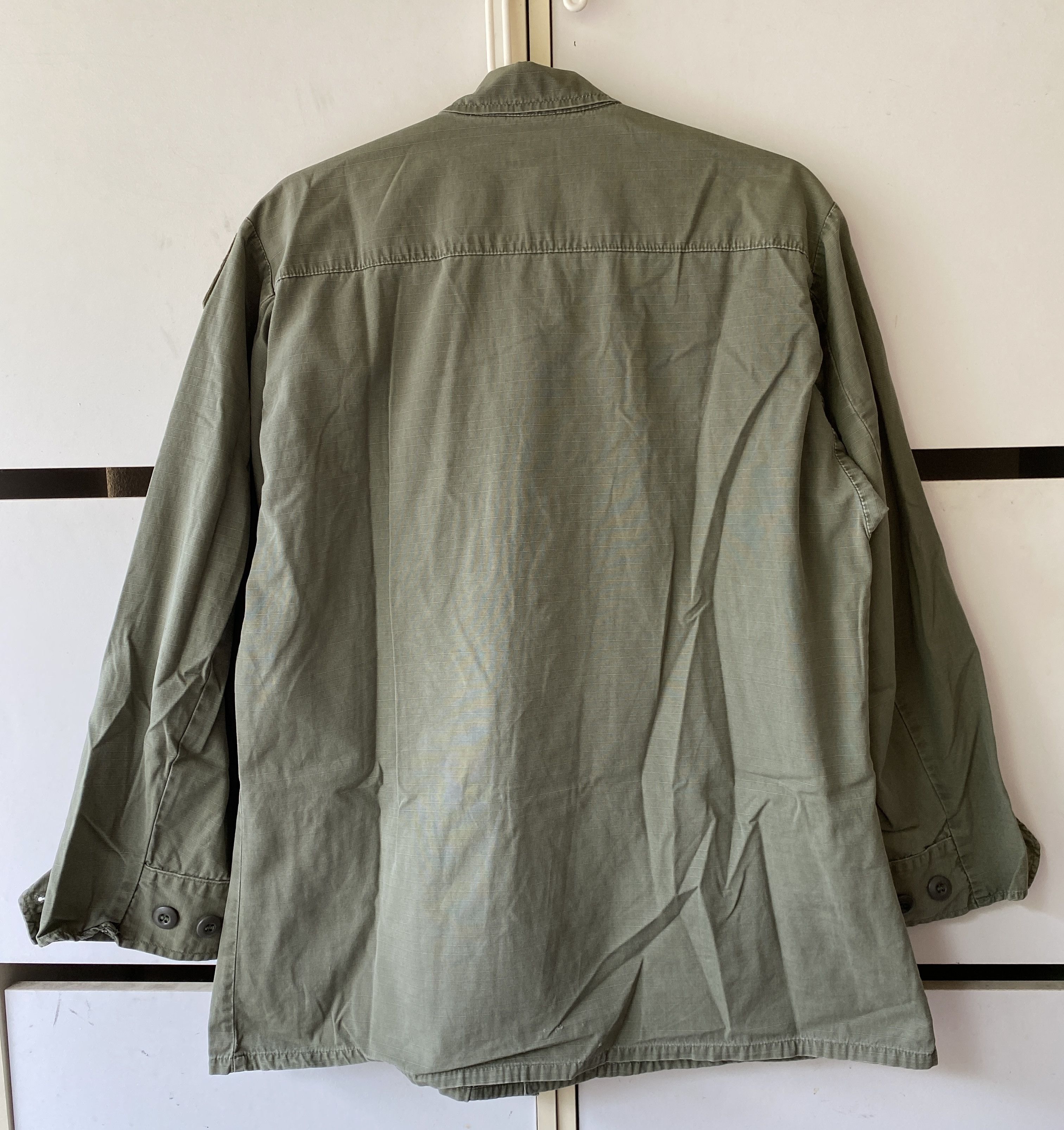 Vintage VINTAGE 80' VIETNAM WAR ERA USA ARMY SHIRT Size US S / EU 44-46 / 1 - 2 Thumbnail