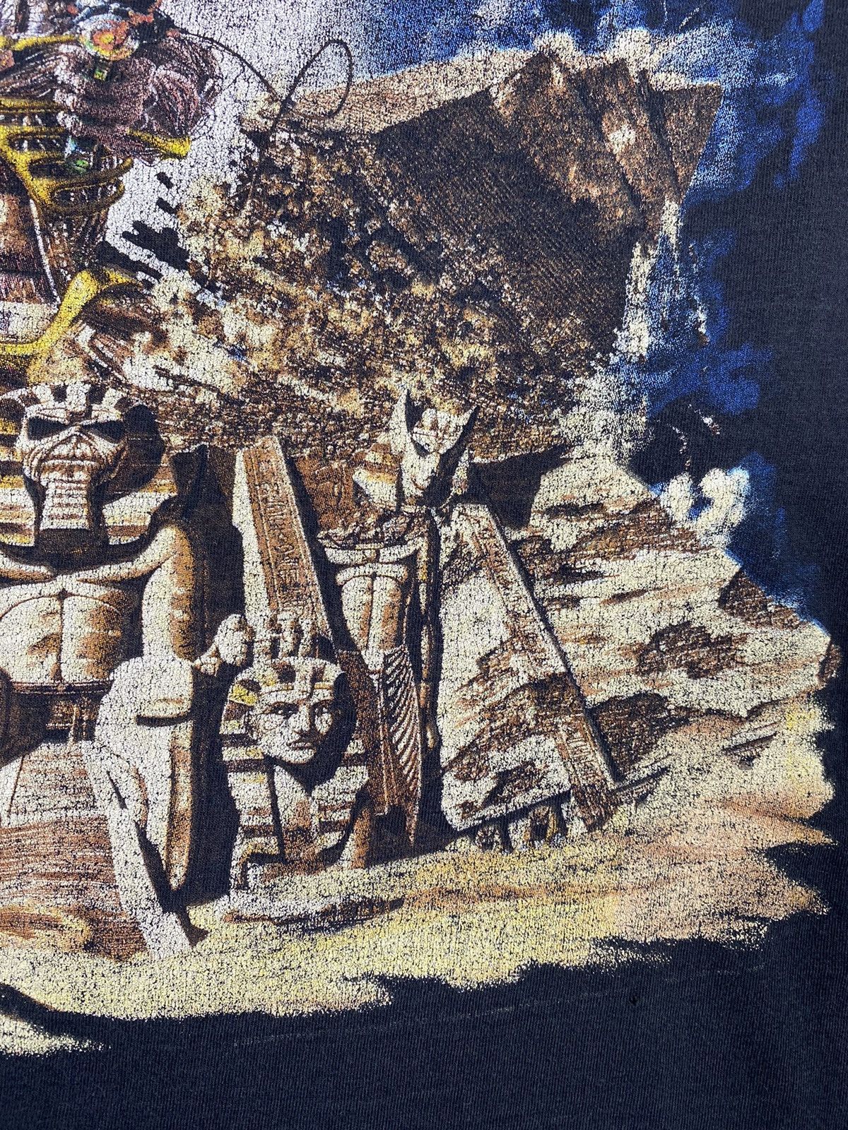 Band Tees × Iron Maiden × Vintage Iron Maiden Back In Time Metal Rock Band Graphic T Shirt Size US M / EU 48-50 / 2 - 11 Thumbnail