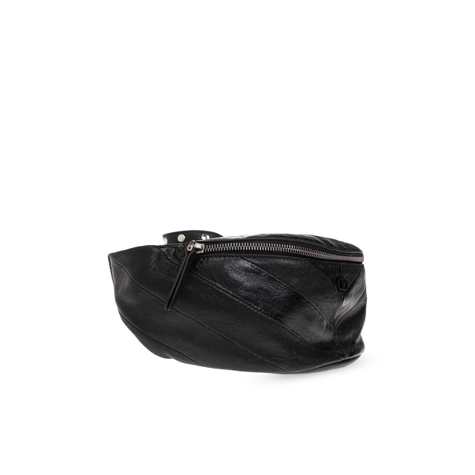 Valentino VALENTINO GARAVANI Black LeatherBelt Bag New & Authentic Size ONE SIZE - 3 Thumbnail