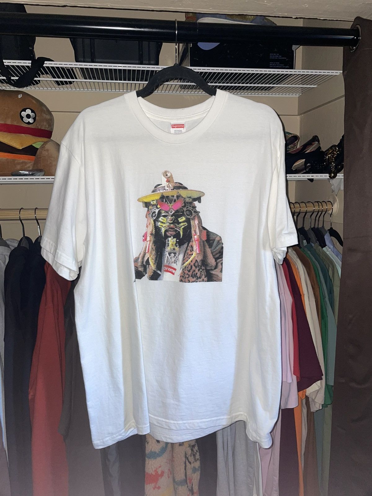 image of Supreme Rammellzee Tee in White, Men's (Size Large)