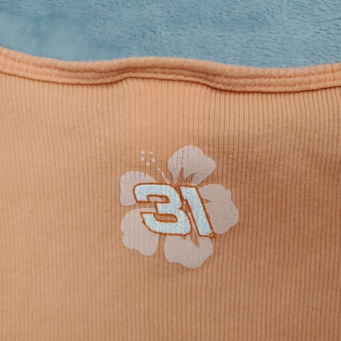 Chase Authentics VINTAGE Richard Childress Womens S Peach Richard Childress Burton Nascar Ribbed Tank Top Shirt Womens XS Peach Ribbed Tank Top NASCAR Racing Olomb? Size S / US 4 / IT 40 - 6 Thumbnail