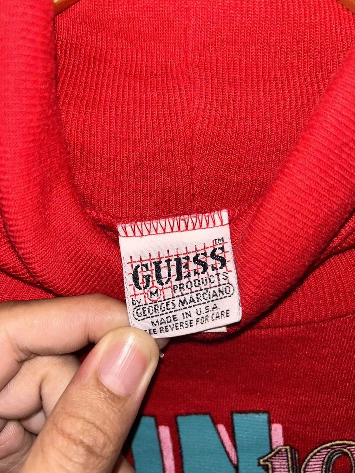 Guess Archive❤️Vintage 80s Guess Sweatshirt Turtleneck Size M / US 6-8 / IT 42-44 - 4 Thumbnail