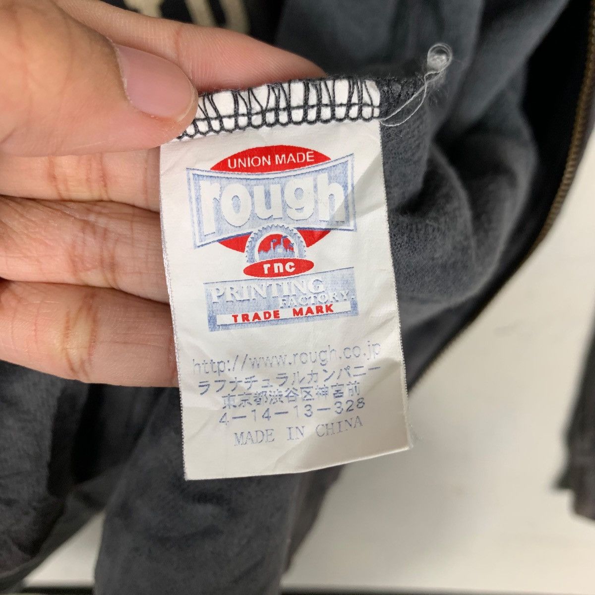 Japanese Brand ROUGH Union Made Freedom Velvet Zipper Hoodies #1545-C69 Size US M / EU 48-50 / 2 - 17 Thumbnail